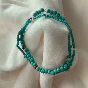 2/$18✨Turquoise Beaded Bracelets